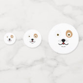Cute dog confetti (Achterkanten)