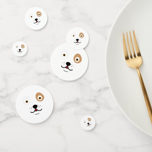 Cute dog confetti (Groep)