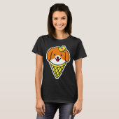 Cute Dog Corgi Pet T-shirt (Voorkant volledig)