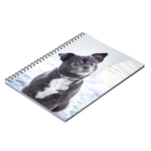 Cute Dog Custom Journal Notitieboek (Linkerzijde)