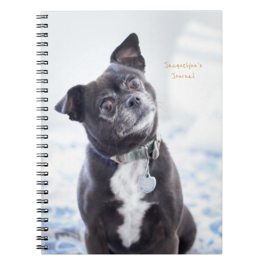 Cute Dog Custom Journal Notitieboek (Voorkant)