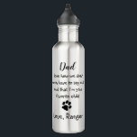 Cute Dog Dad - Funny Vaderdag Joke - Dog Humor Waterfles<br><div class="desc">Verrassend dat pap deze Vaderdag met een super schattige hond pap waterfles heeft. Papa ... Ik hou ervan dat we niet eens luid hoeven te zeggen dat ik je favoriete kind ben. Pas aan met de favoriete foto van de Dog Papa's en naam. Cute Dog Dad - Funny Vaderdag -...</div>
