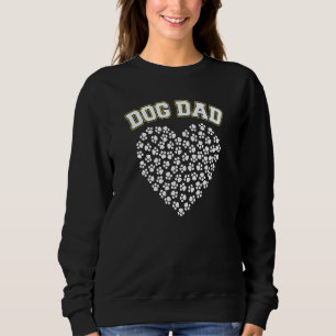 Cute Dog Dad Love Paws Heart Trui