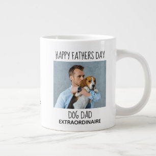 Cute Dog Dad Pet Photo Happy Fathers Day Grote Koffiekop