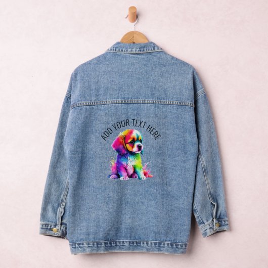 Cute Dog Denim Jacket (Hangar)