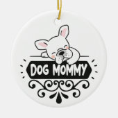 Cute Dog dierenvrienden huisdieren Keramisch Ornament (Voorkant)