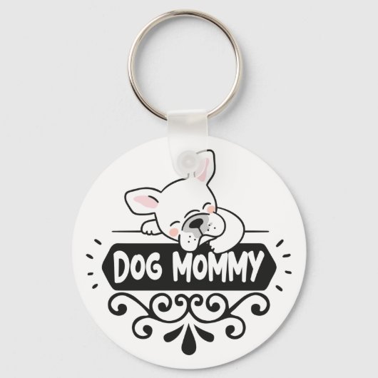 Cute Dog dierenvrienden huisdieren Sleutelhanger (Voorkant)