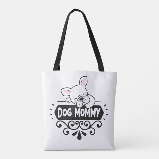 Cute Dog dierenvrienden huisdieren Tote Bag (Achterkant)