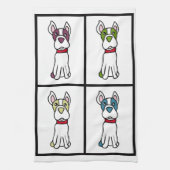 Cute Dog Dishtowel - Boston Terrier Theedoek (Verticaal)
