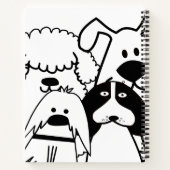 Cute Dog Doodle Notitieboek (Achterkant)