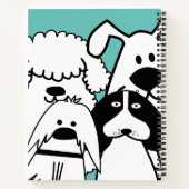 Cute Dog Doodle Notitieboek (Achterkant)