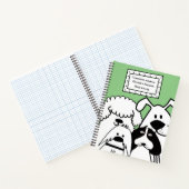 Cute Dog Doodle Notitieboek (Binnen)