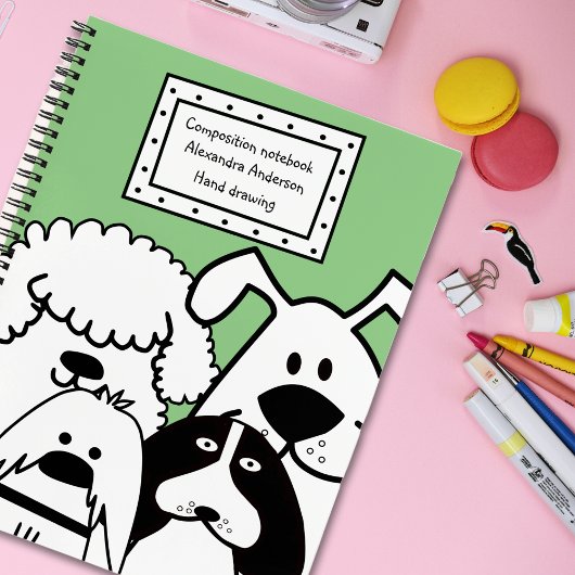 Cute Dog Doodle Notitieboek