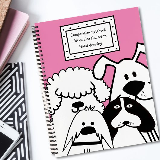 Cute Dog Doodle Notitieboek
