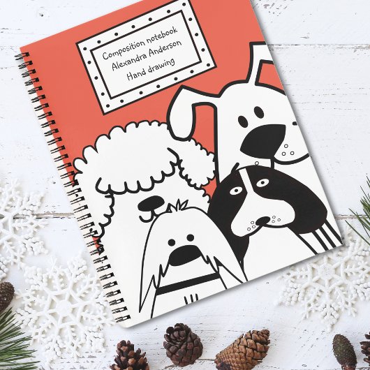 Cute Dog Doodle Notitieboek
