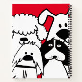 Cute Dog Doodle Notitieboek (Achterkant)