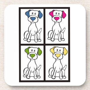 Cute Dog Drawing - Labrador Drankjes Onderzetter