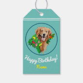 Cute Dog Dreamweaver Golden Retriever Cadeaulabel (Voorkant)