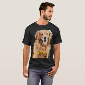 Cute Dog Dreamweaver Golden Retriever T-shirt (Voorkant volledig)