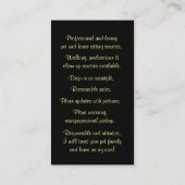 Cute Dog en Bone Pet Sitting Service Visitekaartje (Achterkant)