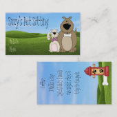 Cute Dog en Cat Visitekaartjes (Voorkant / Achterkant)