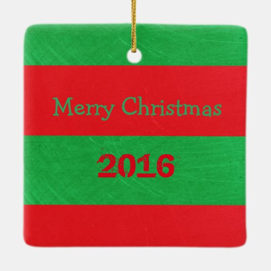 Cute Dog en Eigenaar kerstversiering Keramisch Ornament (Achterkant)