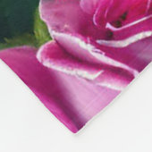 Cute Dog en Roos Collectie Fleece Deken (Hoek)