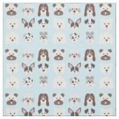 Cute Dog Fabric Stof (Swatch)