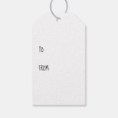 Cute Dog Face Illustration Pattern Cadeaulabel (Achterkant)