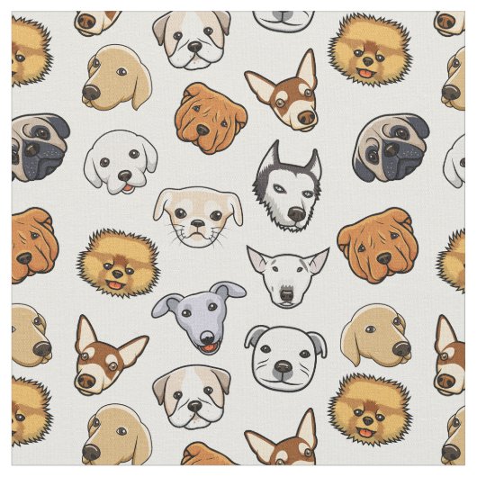 Cute Dog Facs Stof (Close Up)