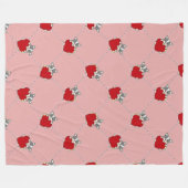 Cute dog fleece deken (Voorkant (Horizontaal))