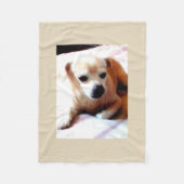 Cute Dog Fleece Deken (Voorkant)