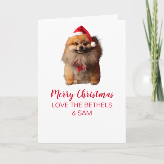 Cute Dog Folded Wenskaart Kaart (Voorkant)