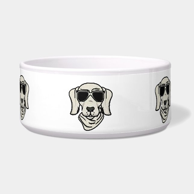 Cute Dog Food Bowl Gift Idee Voerbakje (Voorkant)