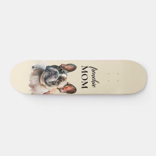 Cute Dog Frenchie mama Persoonlijk Skateboard (Horizontaal)
