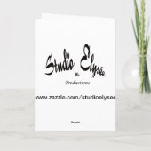 Cute Dog Friendship Card Bedankkaart (Achterkant)