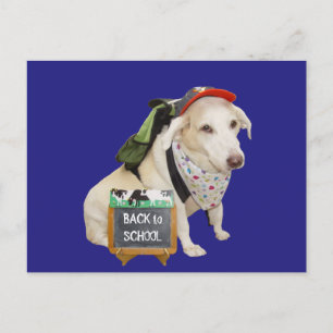 Cute Dog Funny Back to School Briefkaart