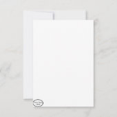 Cute Dog Golden Retriever Flat Wenskaart Bedankkaart (Achterkant)