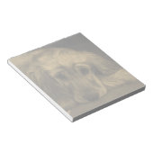 Cute Dog - Golden Retriever neerleggen Notitieblok (Schuin)