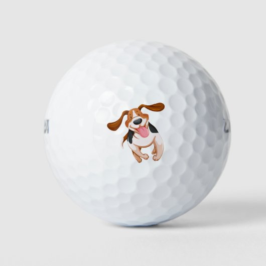 Cute dog golfballen (Voorkant)