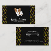 Cute Dog | Goud Bot Visitekaartje (Voorkant / Achterkant)