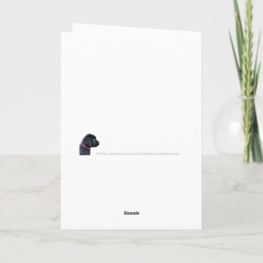 Cute Dog Grandpa Personalized Pet Photo Birthday Feestdagen Kaart (Achterkant)