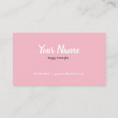 Cute Dog Groomer Visitekaartje (Achterkant)