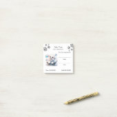 Cute dog grooming Appointment Post-it® notes (Op bureau)