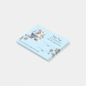 Cute dog grooming Appointment Post-it® notes (Schuin)