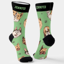 Cute Dog Hand Sketch Doodle Pattern Hondenliefhebb