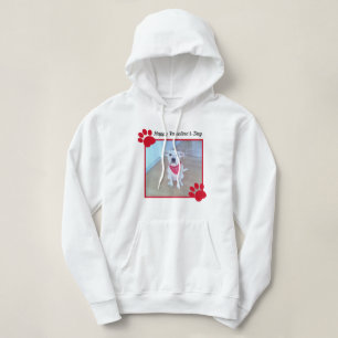 Cute Dog Happy Valentines Day Red Paws 1 Foto Hoodie