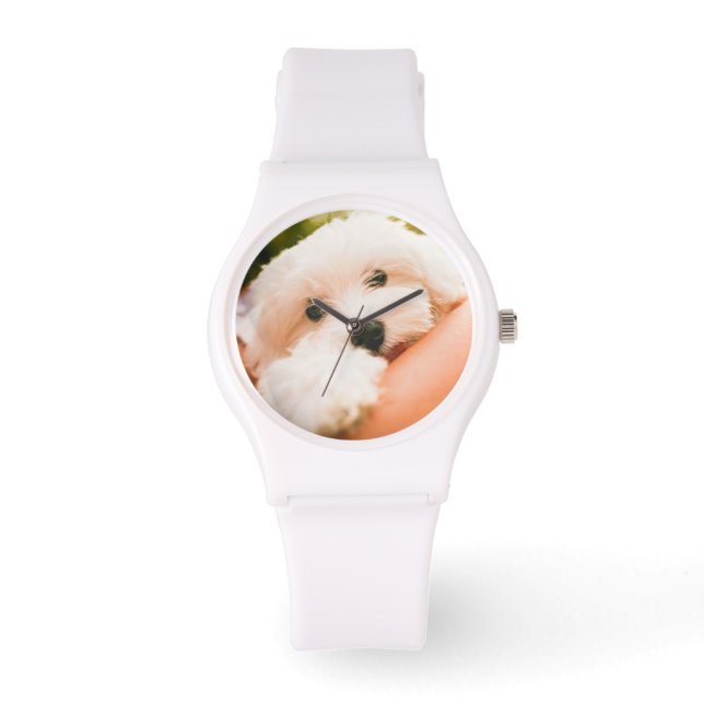 Cute Dog-horloges Horloge (Voorkant)