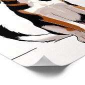 Cute Dog Illustration Wall Art Poster (Hoek)