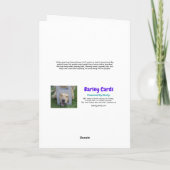 Cute Dog Je bent mijn favoriete menselijke Vaderda Kaart (Achterkant)